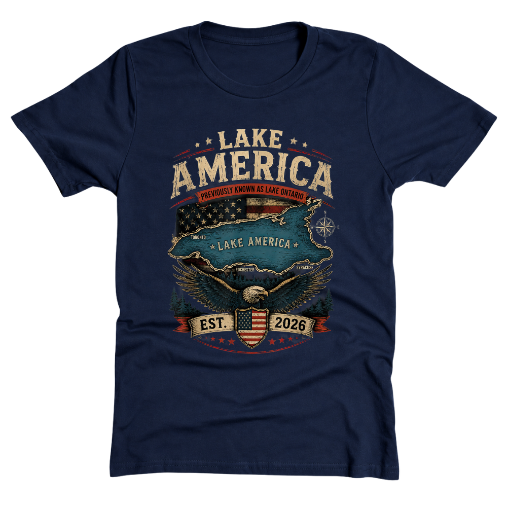 Lake America 2026 Patriotic Lake Ontario - T-Shirt