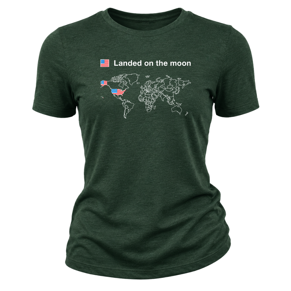 Landed on the Moon - Women T-Shirt