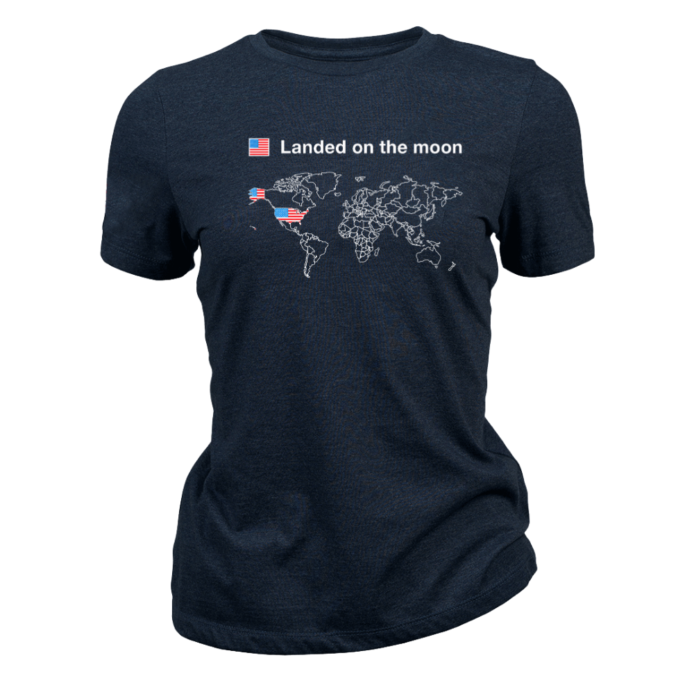 Landed on the Moon - Women T-Shirt