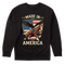 Made In America Eagle Horse Patriotic USA Flag  - Sweater