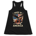 Made In America Eagle Horse Patriotic USA Flag - Women Tank Top