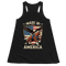 Made In America Eagle Horse Patriotic USA Flag - Women Tank Top
