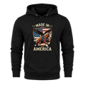 Made In America Eagle Horse Patriotic USA Flag - Hoodie