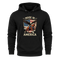 Made In America Eagle Horse Patriotic USA Flag - Hoodie