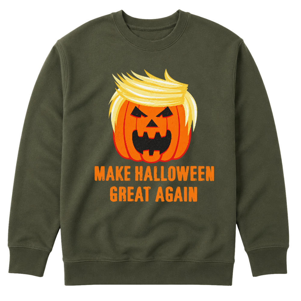 Make Halloween Great Again Trump Pumpkin - Sweater