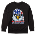 Merica Eagle Patriotic American Flag - Sweater