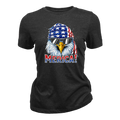 Merica Eagle Patriotic American Flag - Women T-Shirt