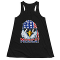 Merica Eagle Patriotic American Flag - Women Tank Top