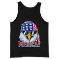 Merica Eagle Patriotic American Flag - Tank Top