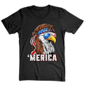 Merica Eagle Patriotic - T-Shirt