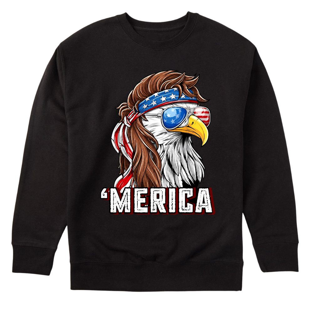 Merica Eagle Patriotic - Sweater