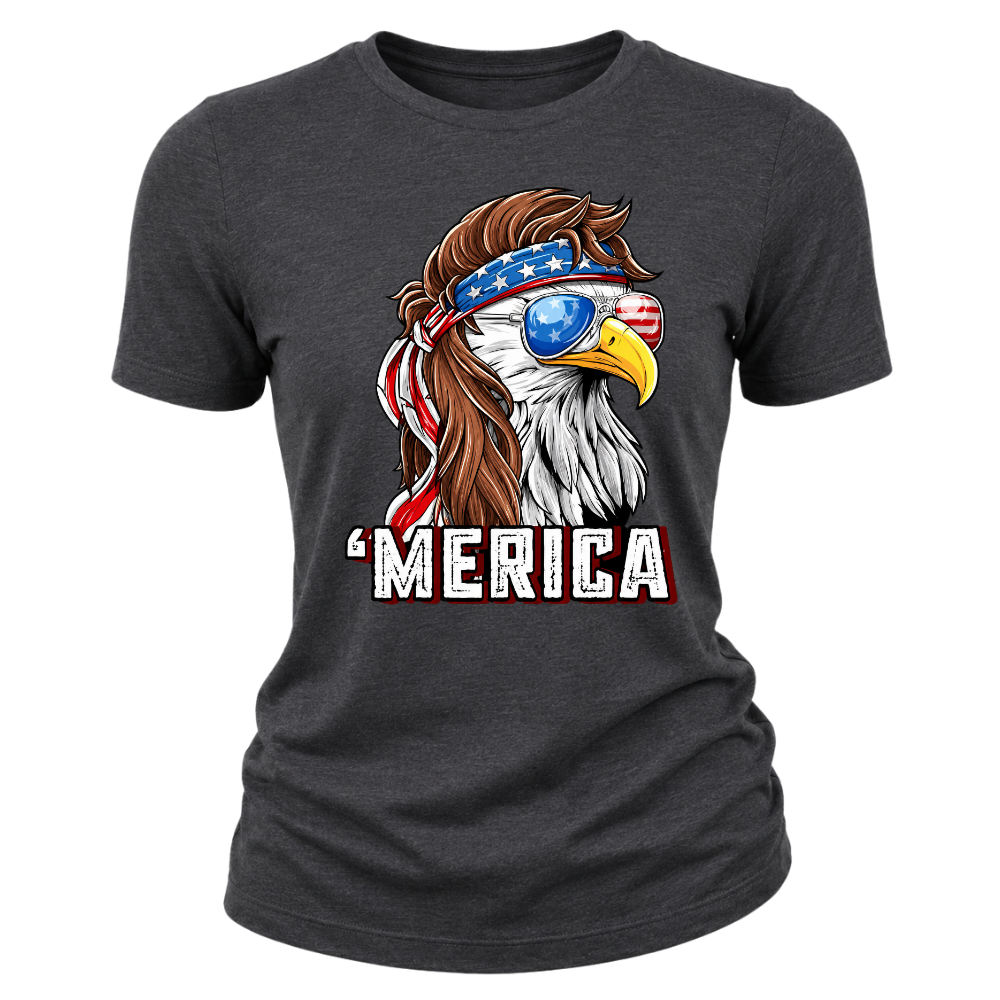 Merica Eagle Patriotic - Women T-Shirt