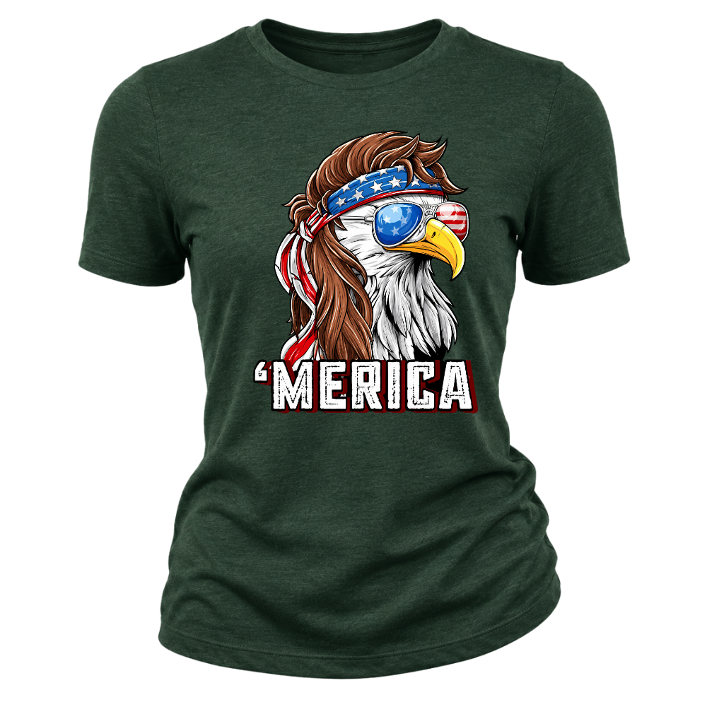 Merica Eagle Patriotic - Women T-Shirt