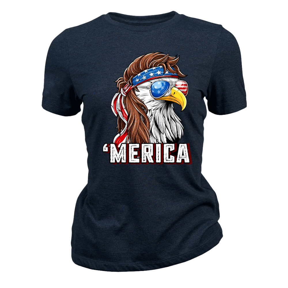 Merica Eagle Patriotic - Women T-Shirt