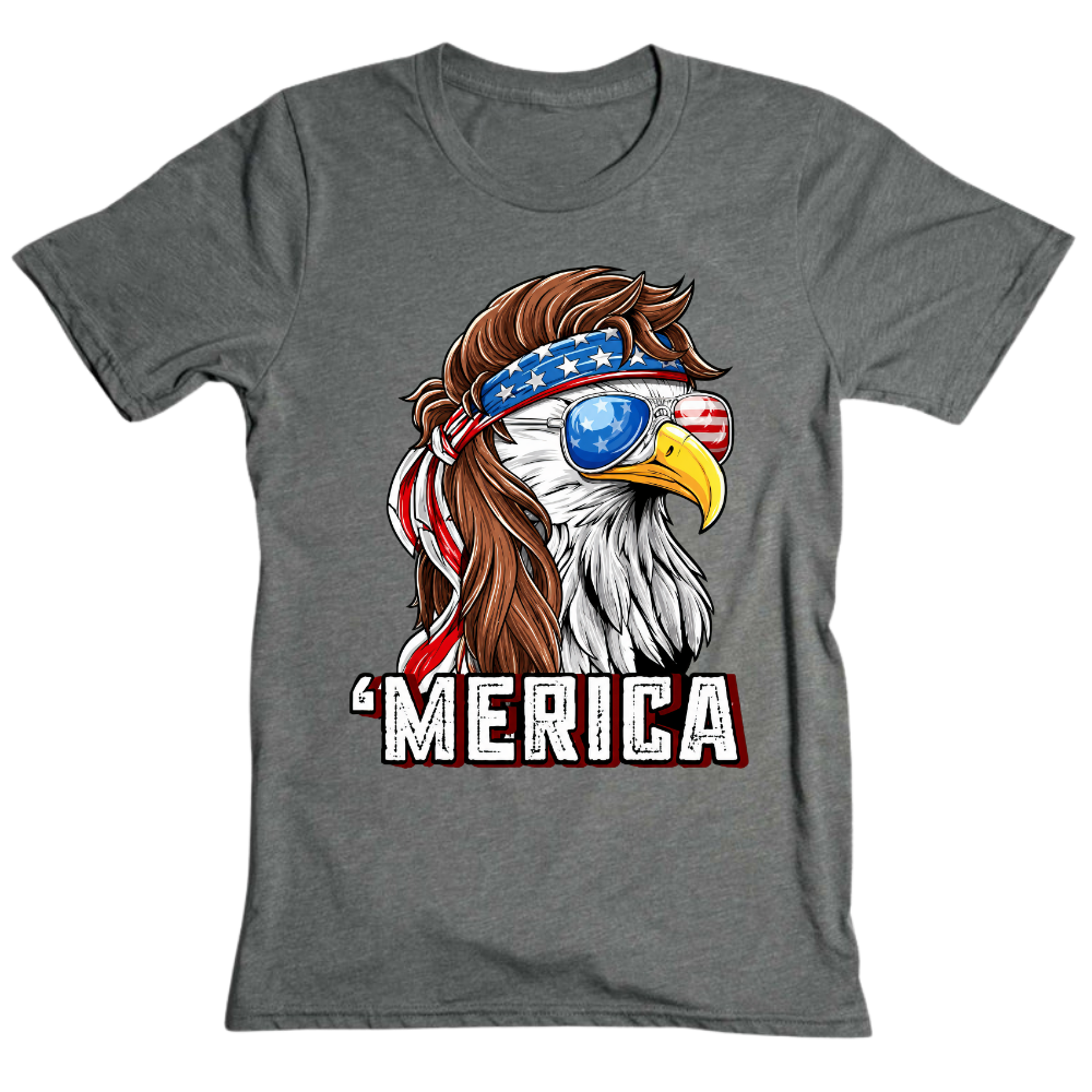 Merica Eagle Patriotic - T-Shirt