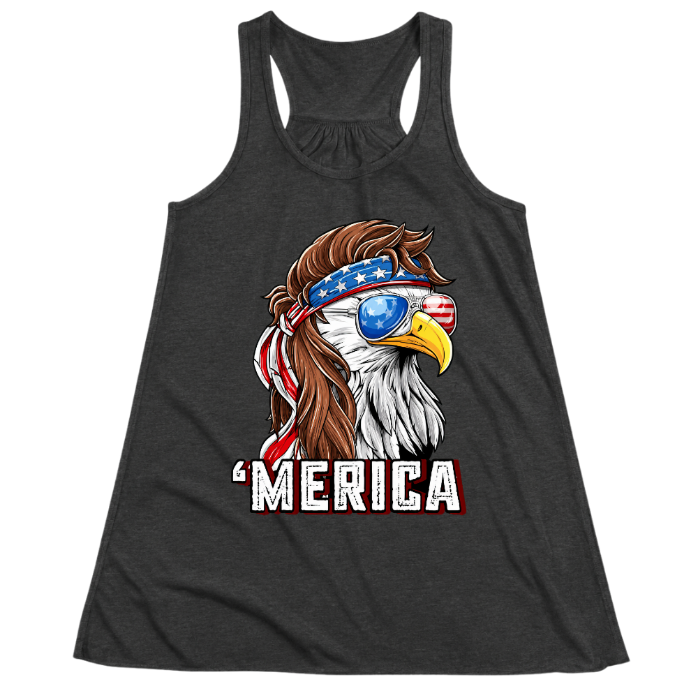 Merica Eagle Patriotic - Women Tank Top
