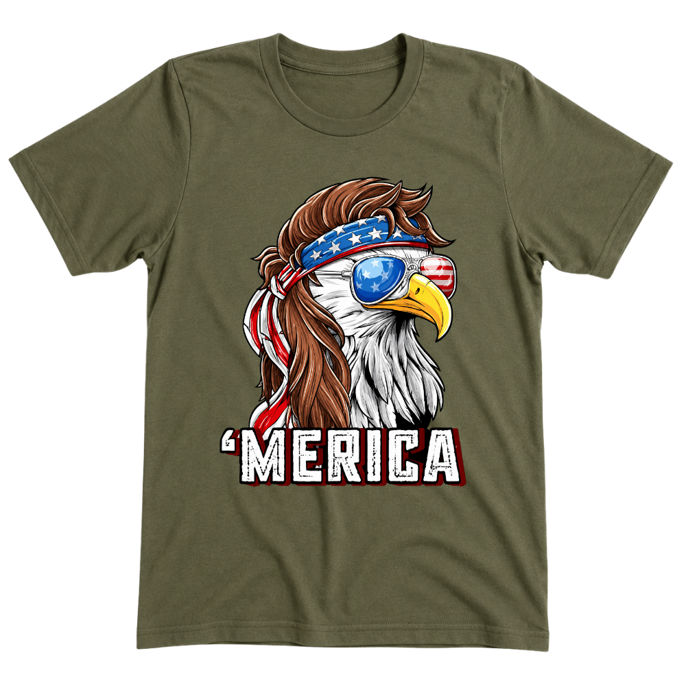 Merica Eagle Patriotic - T-Shirt