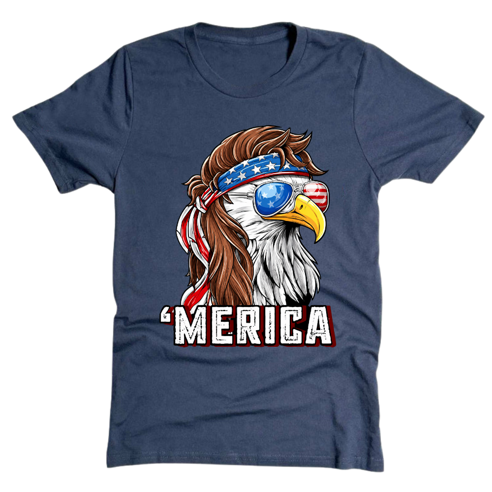 Merica Eagle Patriotic - T-Shirt