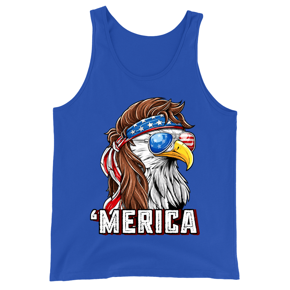 Merica Eagle Patriotic - Tank Top