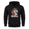 Merica Eagle Patriotic - Hoodie