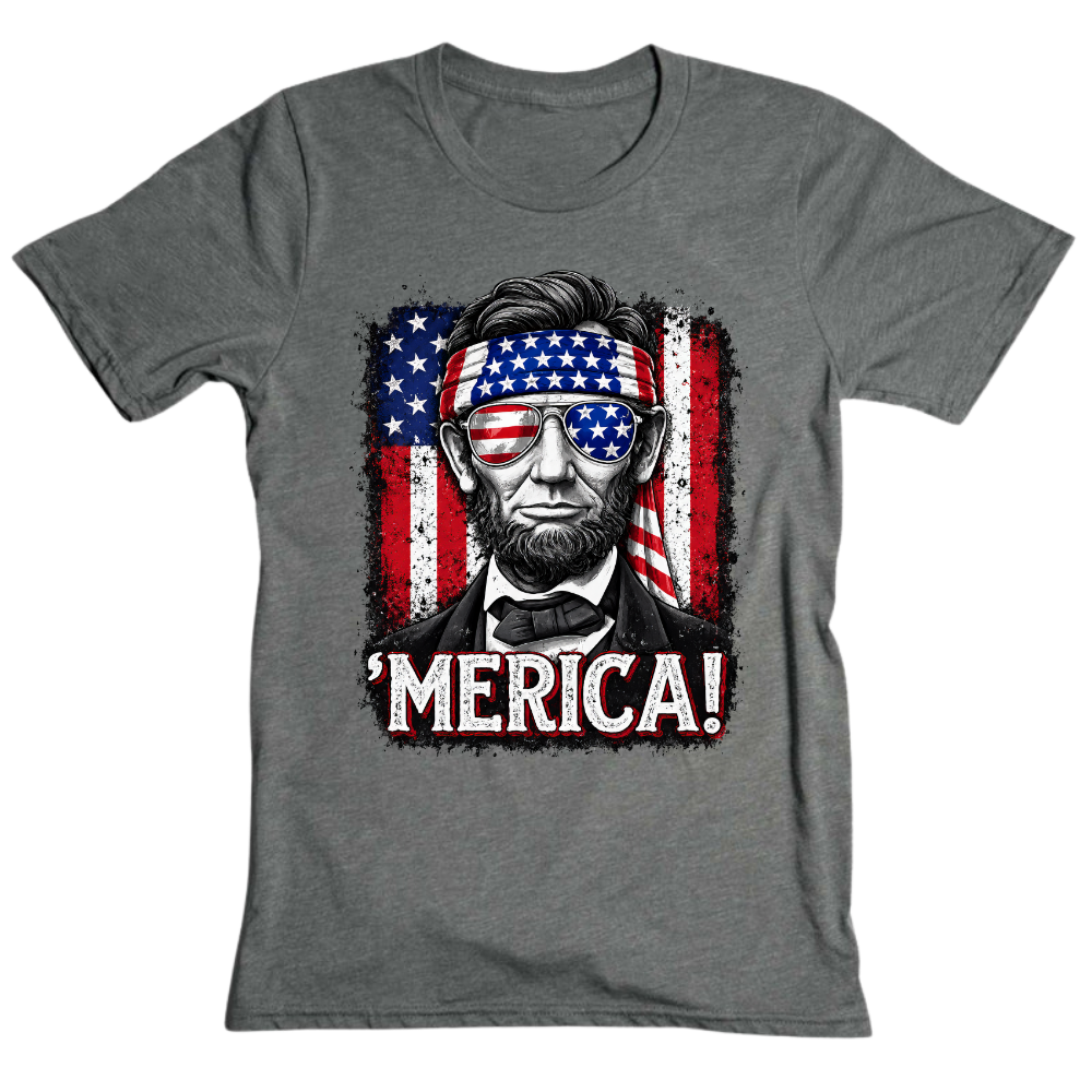 Merica Lincoln - T-Shirt