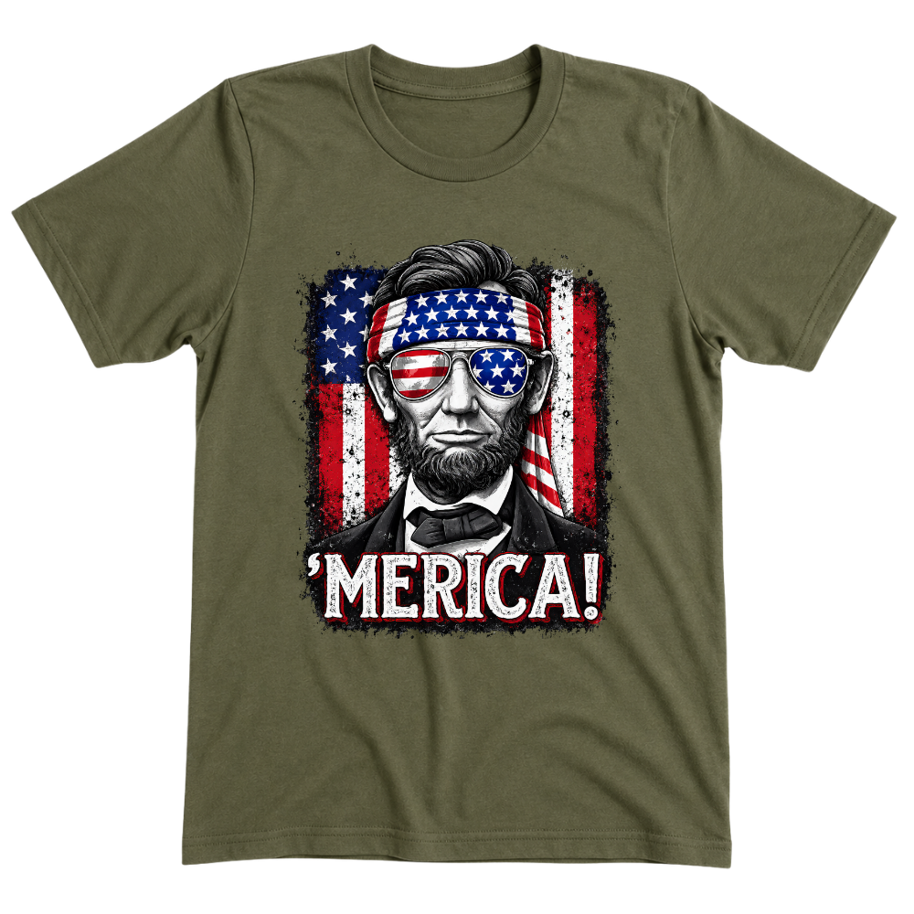 Merica Lincoln - T-Shirt
