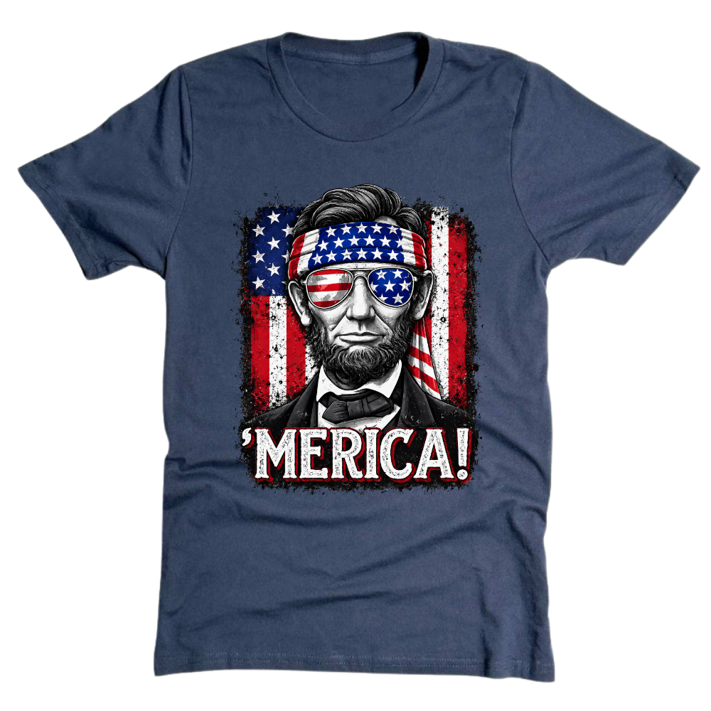 Merica Lincoln - T-Shirt