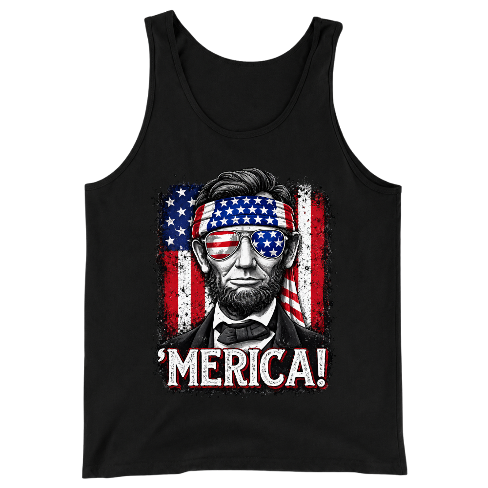 Merica Lincoln - Tank Top