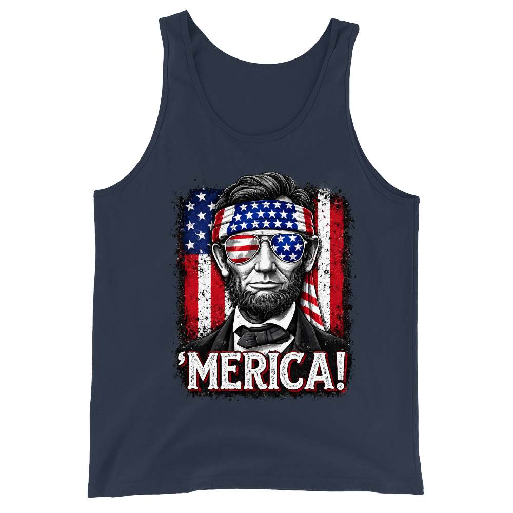 Merica Lincoln - Tank Top