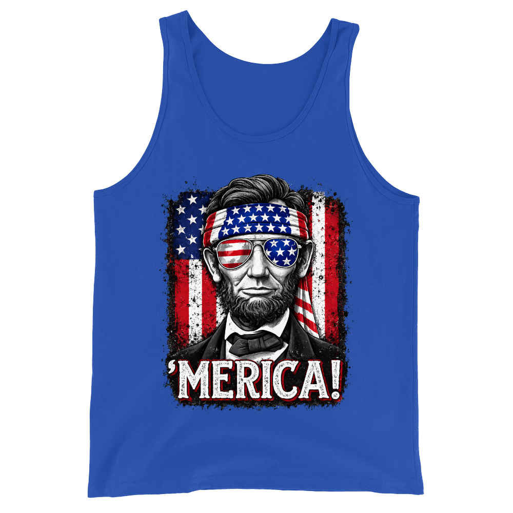 Merica Lincoln - Tank Top