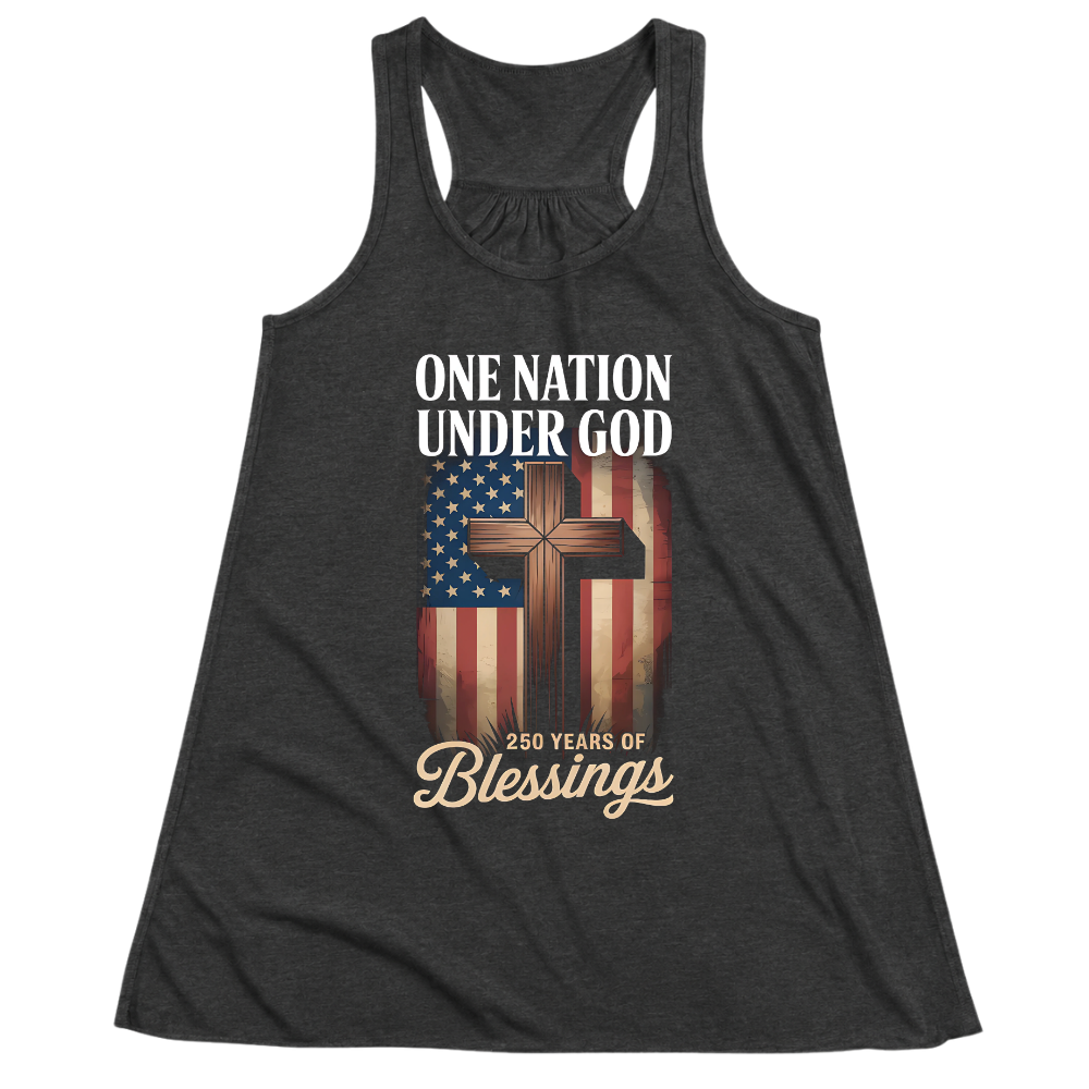 One Nation Under God 250 Years America Blessing - Women Tank Top