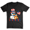 Patriotic Duck Funny 4th Of July USA Flag - T-Shirt