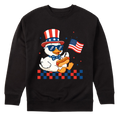 Patriotic Duck Funny 4th Of July USA Flag - Sweater