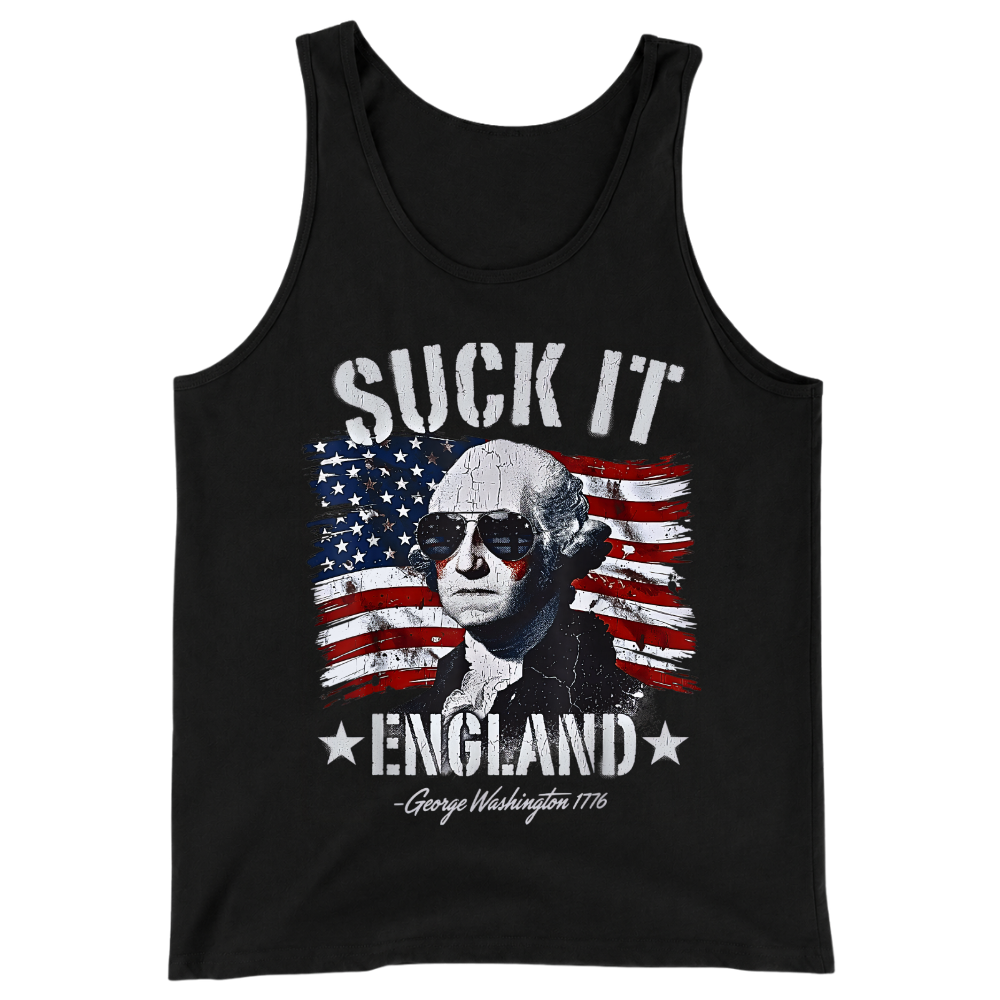Suck It England George Washington 1776 - Tank Top
