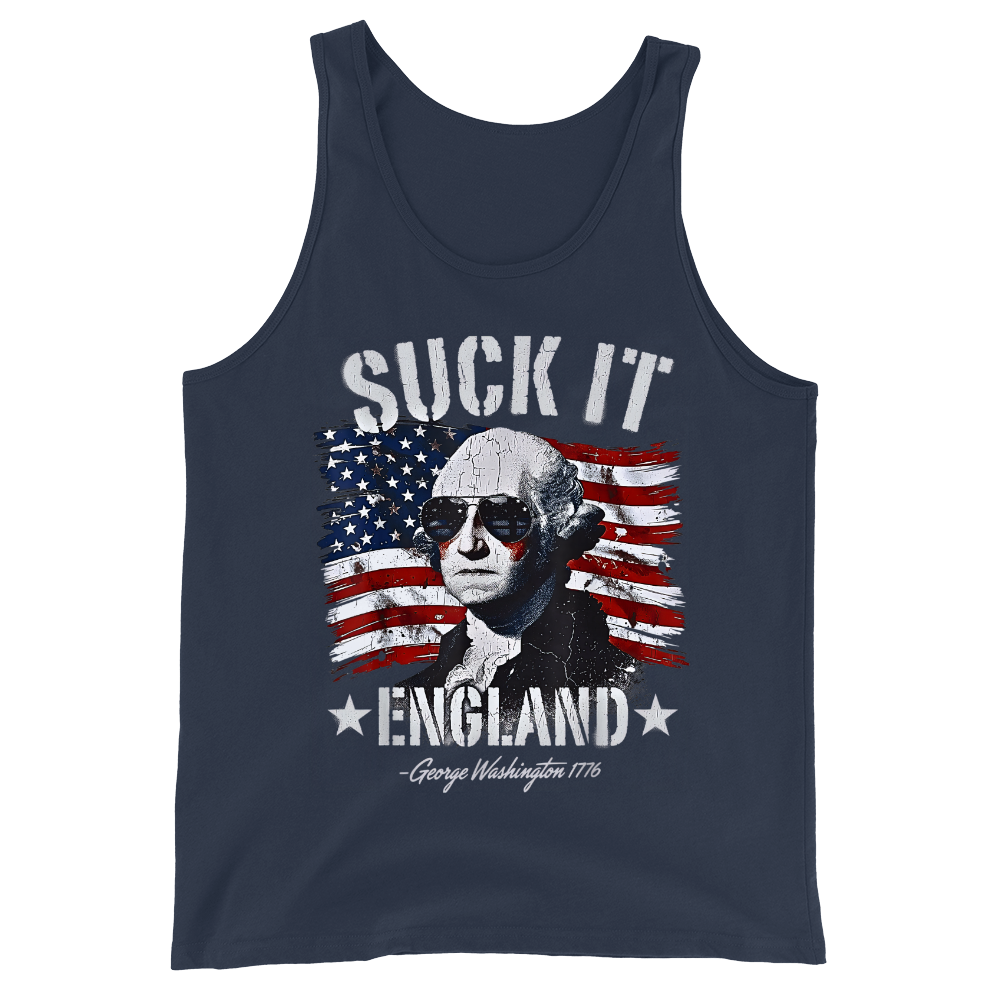 Suck It England George Washington 1776 - Tank Top