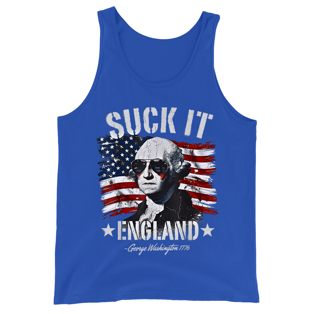 Suck It England George Washington 1776 - Tank Top