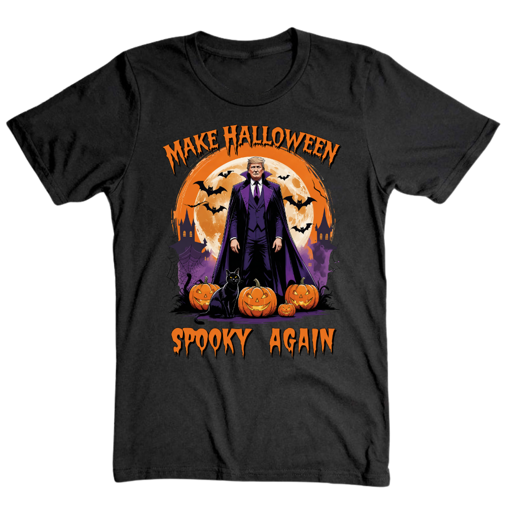Trump Halloween Spooky Again Vampire- T-Shirt