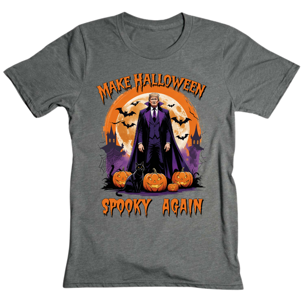 Trump Halloween Spooky Again Vampire- T-Shirt