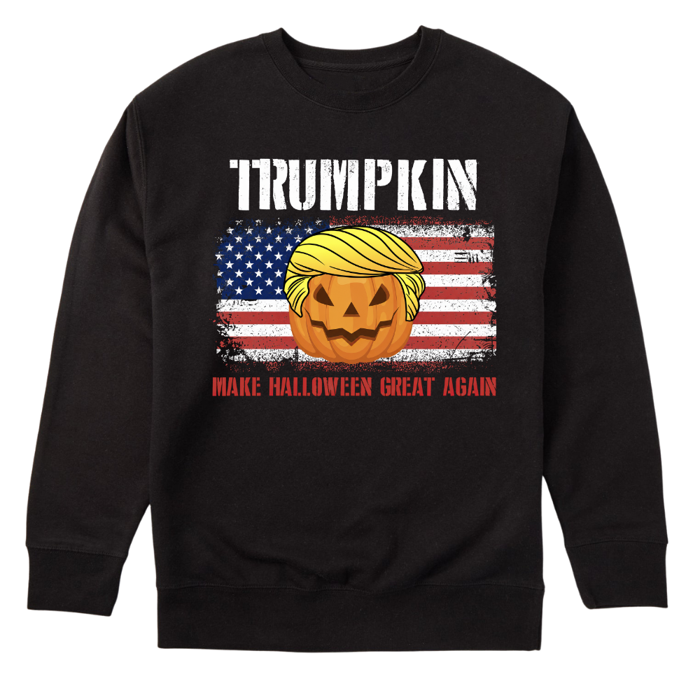 Trumpkin American Flag Halloween - Sweater