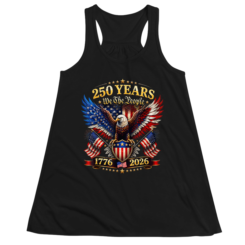 America 250 Years We The People Patriotic Eagle Anniversary - Women Tank Top