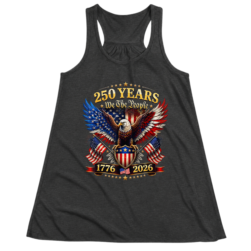 America 250 Years We The People Patriotic Eagle Anniversary - Women Tank Top