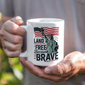 Land Of The Free Liberty Mug Patriotic American