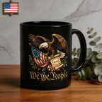 We The People Eagle Mug Patriotic American Flag