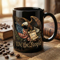 We The People Eagle Mug Patriotic American Flag