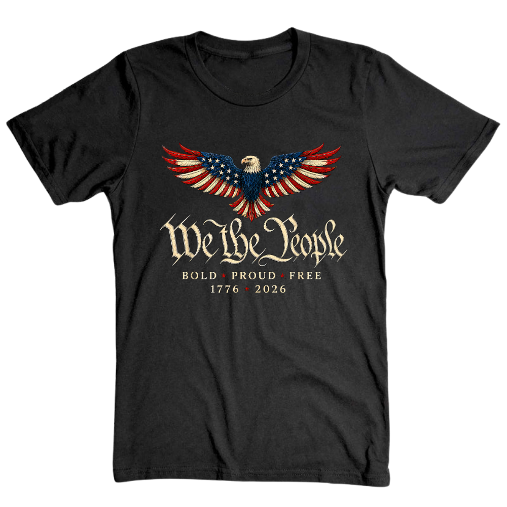 We The People Patriotic Eagle America 250th Anniversary - T-Shirt