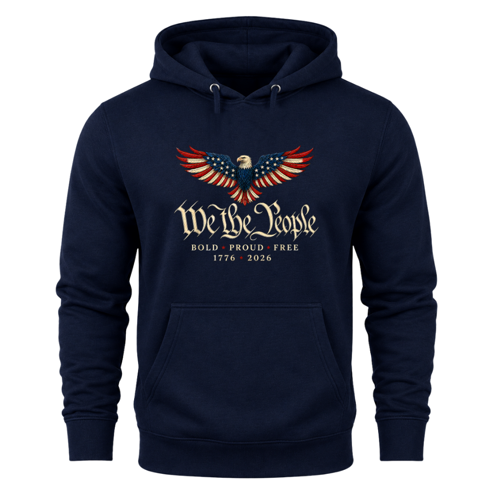 We The People Patriotic Eagle America 250th Anniversary - Hoodie