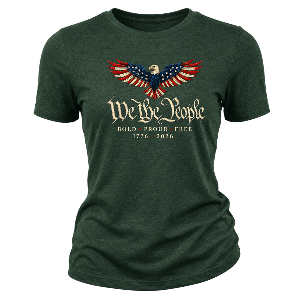 We The People Patriotic Eagle America 250th Anniversary - Women T-Shirt