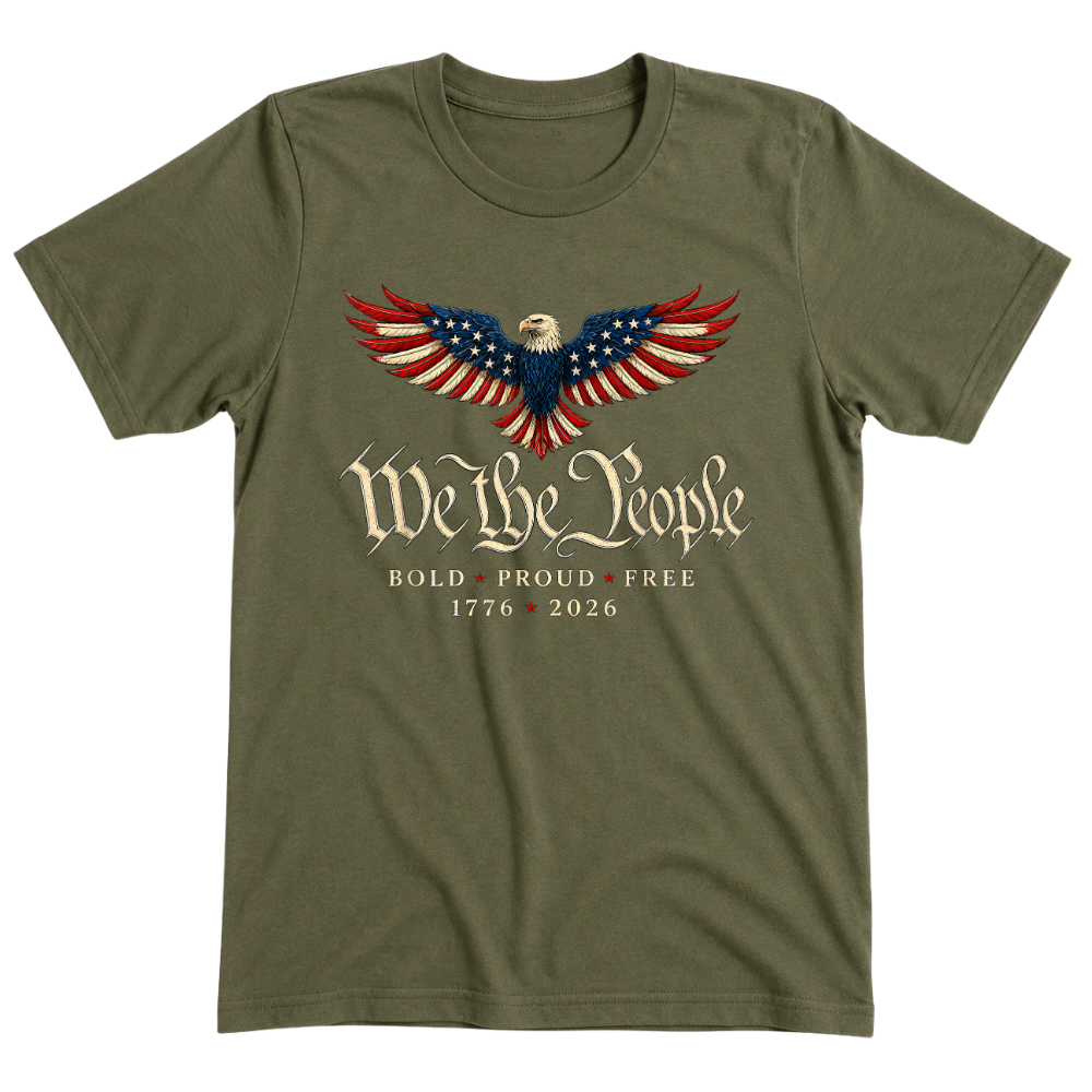 We The People Patriotic Eagle America 250th Anniversary - T-Shirt