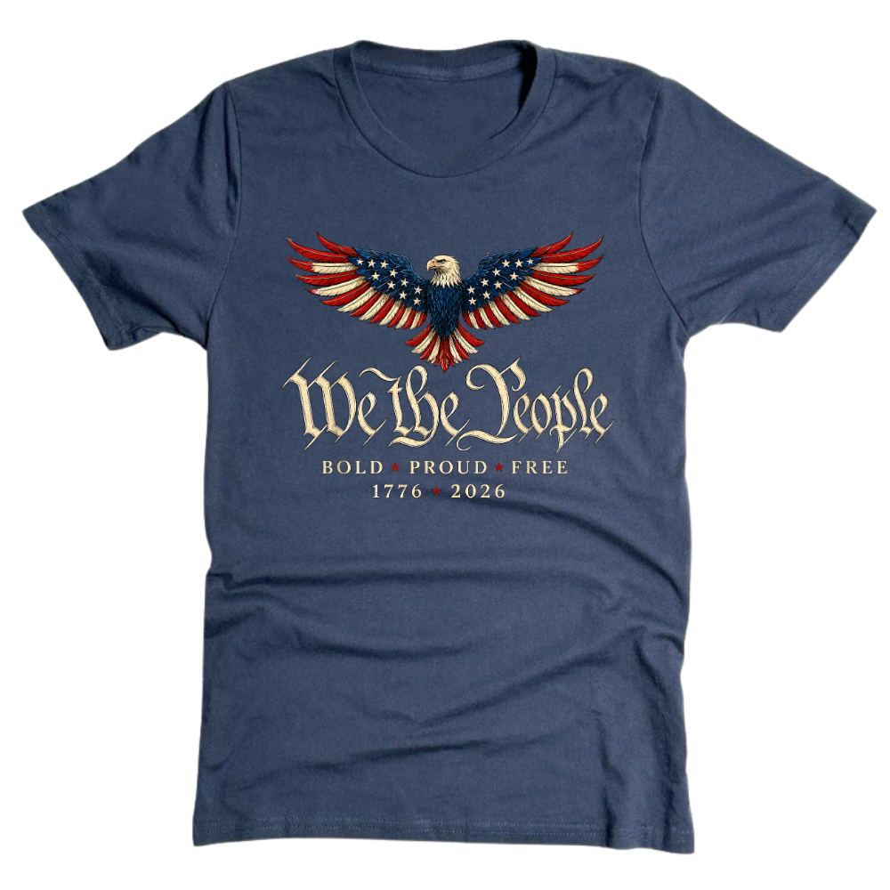 We The People Patriotic Eagle America 250th Anniversary - T-Shirt