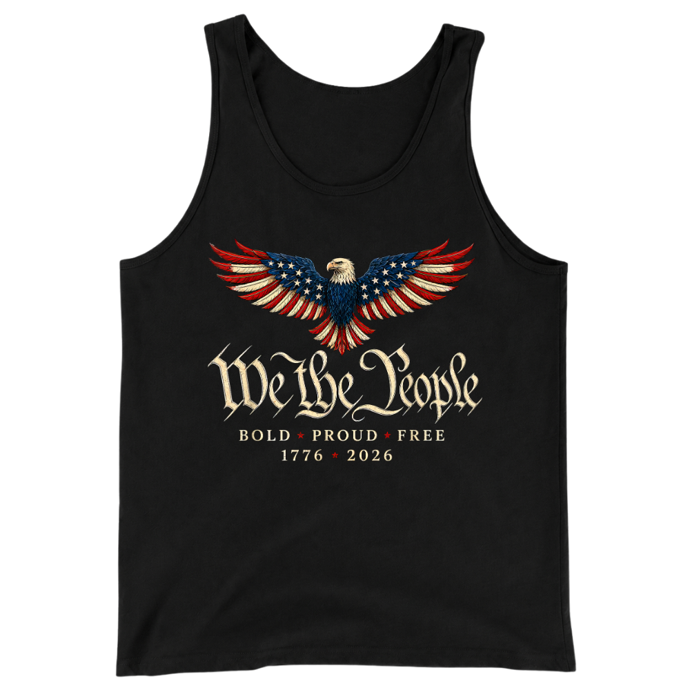 We The People Patriotic Eagle America 250th Anniversary - Tank Top